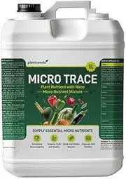 Micro Trace - Micronutrients for Plant 5 L | Essential Plant Nutrient | Nano Micro Nutrient Mixture | Bloom Nutrients | Hydroponic Nutrients