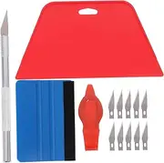 LALADEFIEE 1 Set Wallpaper Smoothing Tool Kit Peel and Stick Wallpaper Tools with Squeegee Scrapers and Accessories for Easy Vinyl Application Portable and Efficient for Home and DIY Projects