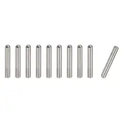 3x16mm Dowel Pins, 10pcs Round Head Flat Chamfered End Dowel Pin