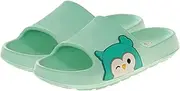 [Squishmallows] Slides Open Toe Sandals - Girl Boys Women Summer Beach Water Pool Shoes (sizes 13-5 Kids / 5-10 Adults)