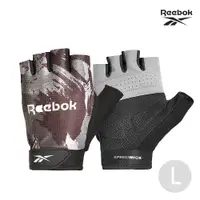 在飛比找誠品線上優惠-Reebok速乾透氣健身手套(迷彩灰)-L