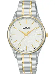 Lorus RG218WX9 Silver Dial Gold Stainless Steel Womens Watch