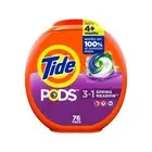 Tide PODS HE 3-in-1 Laundry Detergent Capsules Spring Meadow 4.12 Lbs. 76/Pack