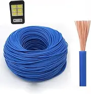 Electrical Installation Soft Wire 328FT Single Core Electronic Wire Cold Resistant Material Oxygen-Free Copper Stranded Wire PVC Insulated Cable Control Signal Line(6 mm²)