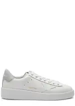 Golden Goose Pure Star Leather Sneakers - White - 4 4