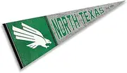 North Texas Mean Green Pennant Throwback Vintage Banner
