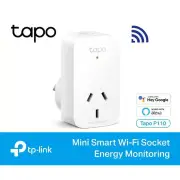 TP-Link Tapo Mini Smart Plug with Energy Monitoring (2 Pack)