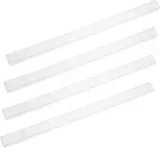 YARNOW 4Pcs Mini Mahjong Slot Holders Transparent Falling Racks for Travel Mahjong Accessories for Organizing Practical Support for Enhanced Gameplay