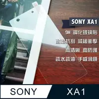 在飛比找PChome24h購物優惠-SONY XA1 鋼化玻璃貼