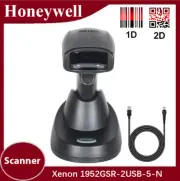 Honeywell 1952GSR-2USB-5-N Cordless USB Wired 2D 1D Area-Imaging Barcode Scanner