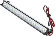 SPYMINNPOO RC Car Light Bar, Aluminum Alloy RC LED Lamp Kit, Super Bright Roof Lamp with White Light for Redcat, Axial SCX10 D90, HPI Model (148mm)