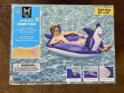 Member’s Mark Oversized Shark Float 56” X 42” W/ Cup Holders & Mesh Seat 200 Lb.