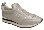 Tory Burch Women's Laney Embellished Slip On Fashion Sneakers 6 M US