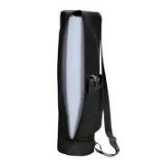 Yoga Mat Bag, Full Zip Cargo Yoga Mat Carrier Bag with Drawstring Water Black