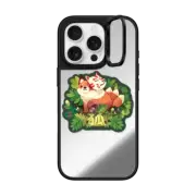 iPhone 16 Pro Mirror Ring Stand Case MagSafe Compatible Kitsune by ellievsbear