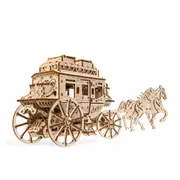 248pc Stagecoach Mechanical Model DIY Kit Wooden 3D Puzzle/Model Gift Set 14+