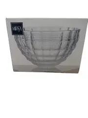 Mikasa Mauritius Lead Crystal 9.25" Large Centerpiece Serving Bowl Retired New
