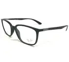 Ray-Ban Eyeglasses Frames RB7208 5204 LITEFORCE Matte Black Square 52-18-145