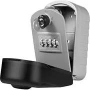 Key Box 4 Digit Key Storage Lock Box Lock Box Combination Safe Lock Box for Home, Warehouse