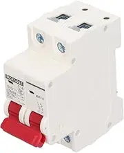Circuit Breaker, DC 16A Low Voltage with DIN Rail Mount for Solar Photovoltaic, Electric Motorcycle
