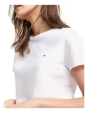 [Tommy Hilfiger] Crew Neck Tee in White