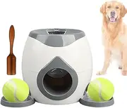 Ball Thrower for Large Dogs,Baseball Thrower Automatic for Pet | Aggressive Dog Ball Shooter Snack Feeder for Indoor Outdoor Mental Stimulation Exercise