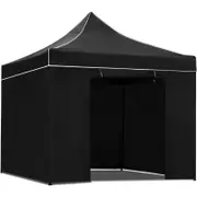 Pop Up Gazebo 3 x 3m Black - Pop Up Gazebos Australia