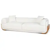 Luxe 3 Seater Sofa - White