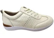 Homyped Gail Lace Womens Leather Comfortable Supportive Lace Up Shoes