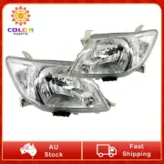 A Pair Left+Right Head Light Lamp (curved) For Toyota Hilux 2008-2012 Headlights (for: Toyota)