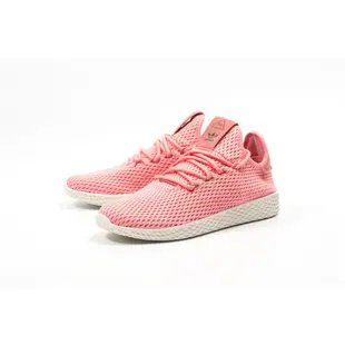 【A-KAY0】ADIDAS 男女 X PHARRELL PW TENNIS HU 編織 粉米白【BY8715】