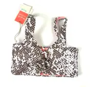 Maaji Women’s Snake Print Reversible Bikini Top Size M