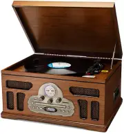 SoundBeast All-in-One Turntable - Record Player Bluetooth CD Cassette Tape FM