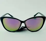 Fashion Sunglasses For Women Cat-eye, 100% UVA-UVB Protection, (Black TRVL), NEW