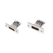 10PCS Type-C USB Jack 3.1 Type-C 2Pin 4Pin Female Connector Jack Charging Port