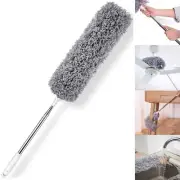 Microfiber Feather Duster with Extendable Pole, 30-100 inches Extra Long Cobw...