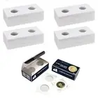 Coin Holders for Collectors,Coin Collection Supplies Cardboard Coin Case 2x2 ...