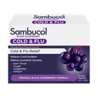Sambucol Cold & Flu 24 Capsules Original Formula Relieve Congestion Sore Throat