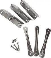 Louvers Hardware Set for Blinds and Shutters, Complete Kit for 11 Boards, Stainless Steel - DHLH-01