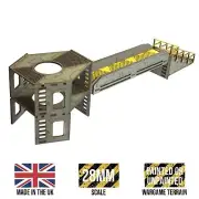 WWG Industry of War Extendable Bridge & Tower with Stairway – 28mm Wargaming