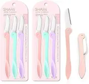 6 Pcs Face & Eyebrow Hair Removal Razors Trimmer Shaper Shaver Cosmetics
