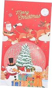 CAXUSD 3D Greeting Card Christmas Party Favor Xmas Decorative Card for Festive Occasions