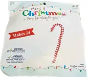 2013 Ornament Kit Beaded Candy Canes by Make It Christmas Kit Makes 24 Ornaments