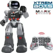 XTREM BOTS METAL BOT HIGH TECH ROBOT - MARK THE SILVER BOT