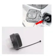 1xFor Toyota Highlander 2007-2022 Car Oil Tank Inner Filler Cap Cover Frame (for: Toyota)