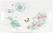 855601 Butterfly Meadow Melamine Handled Serving Tray, Lightweight Melamine Mate