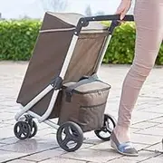 Lightweight 4-Wheel Shopping Trolley