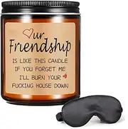 DAMCONME Funny Gifts for Women,Birthday Candle - for Her,Him,Friendship Gift Candle,Funny Gifts for - Friends - Candles Scented Gift (Friendship)