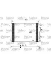 Valeo Air Conditioning Condenser fits Audi A4 2.4 B6,8H7,B7,8HE (817569) (for: Audi)