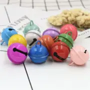 30 Pcs Wind Chimes Craft Bell Colored Christmas Bells Small Round Bells